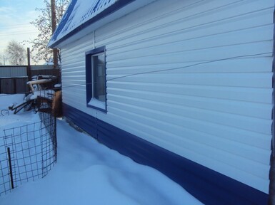 Фото наших работ: обшивка дома металлосайдингом с утеплением Эковер стандарт 27.11.2014